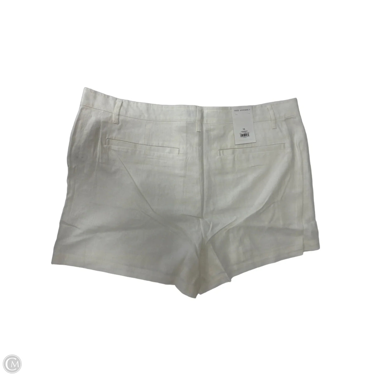 Shorts By Free Assembly In White, Size: 16