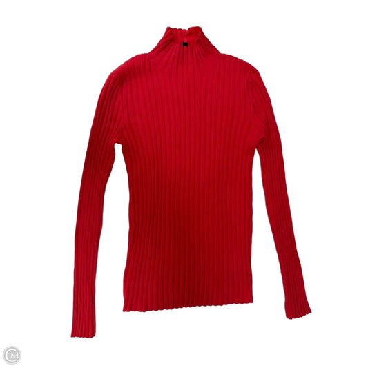 Top Long Sleeve By Express In Red, Size: Xs
