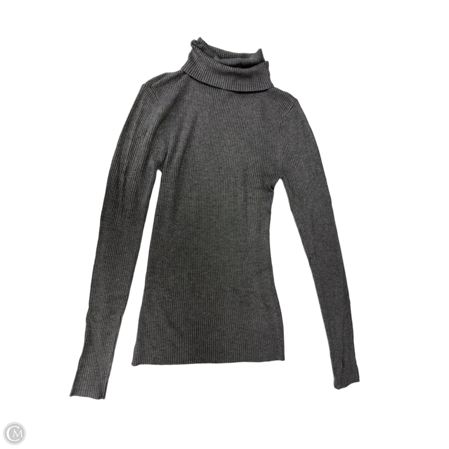 Top Long Sleeve By Express In Grey, Size: Xs