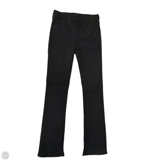 Jeans Straight By Express In Black Denim, Size: 0