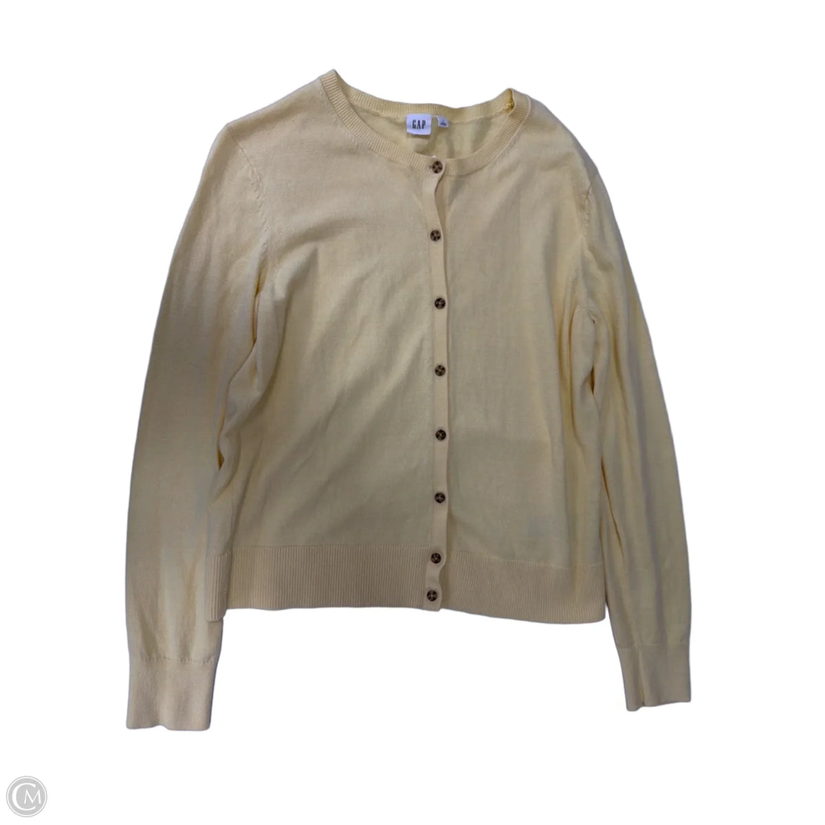 Cardigan By Gap In Yellow, Size: L