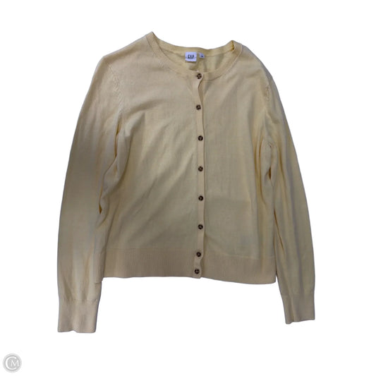 Cardigan By Gap In Yellow, Size: L