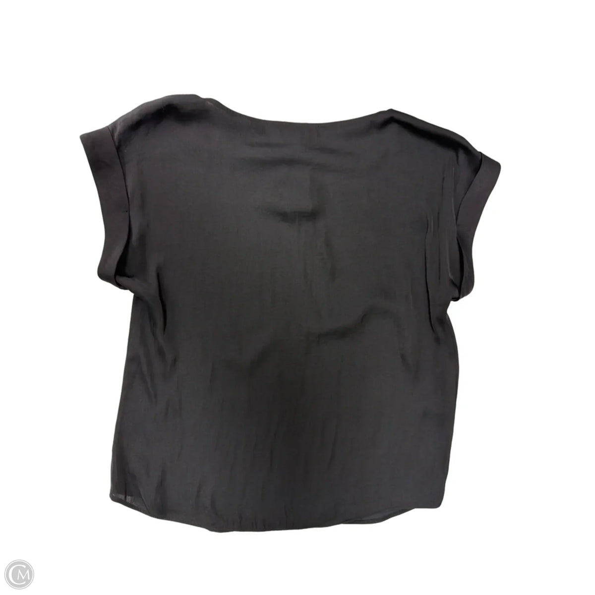 Top Short Sleeve By Nine West Apparel In Black, Size: S