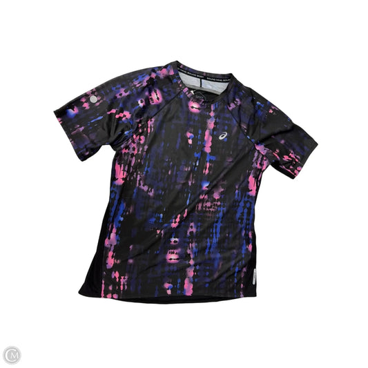 Athletic Top Short Sleeve By Asics In Multi-colored, Size: S