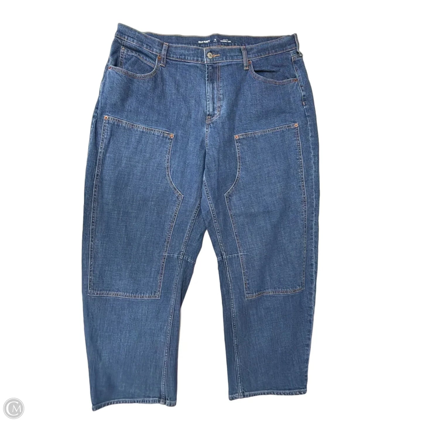 Jeans Wide Leg By Old Navy In Blue Denim, Size: 18