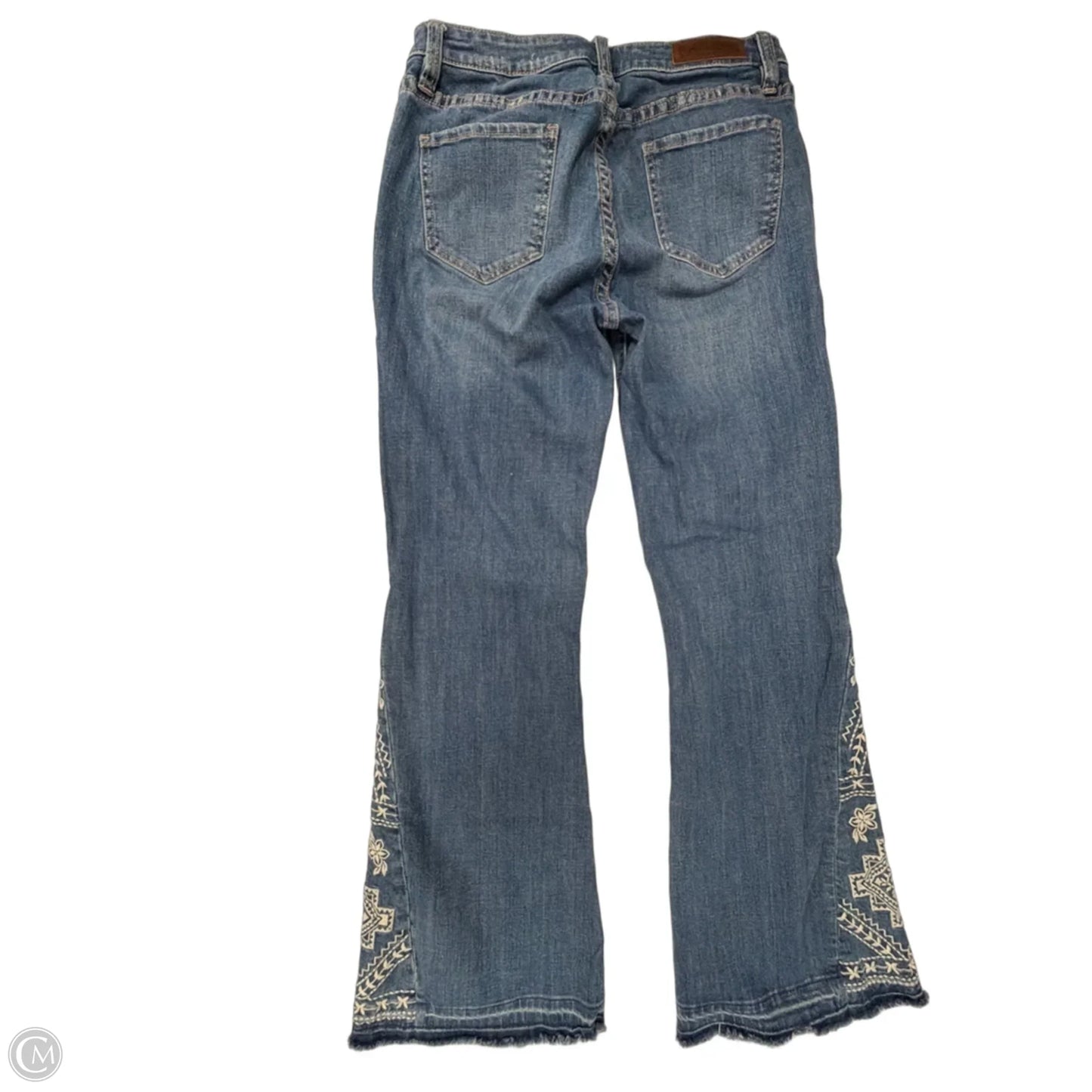 Jeans Flared By Rock & Roll In Blue Denim, Size: 8