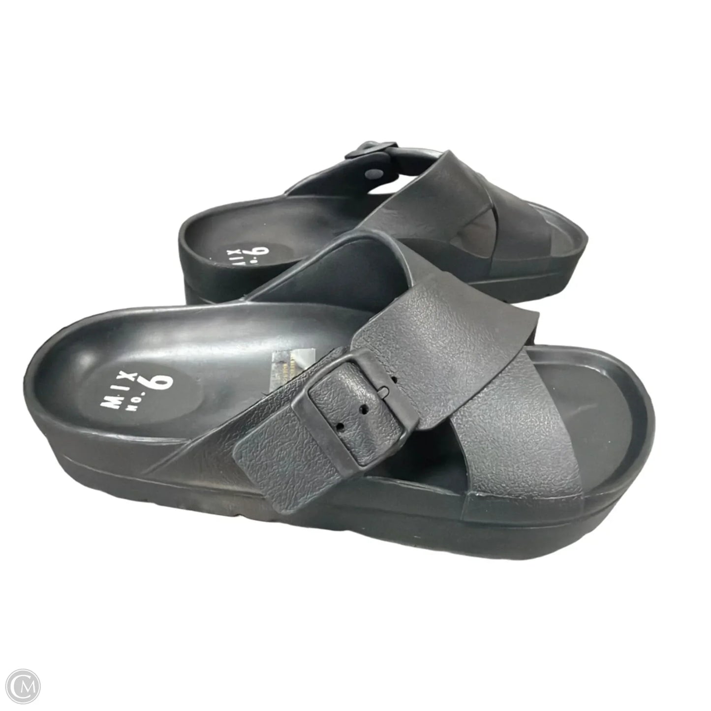 Sandals Flats By Mix No 6 In Black, Size: 9
