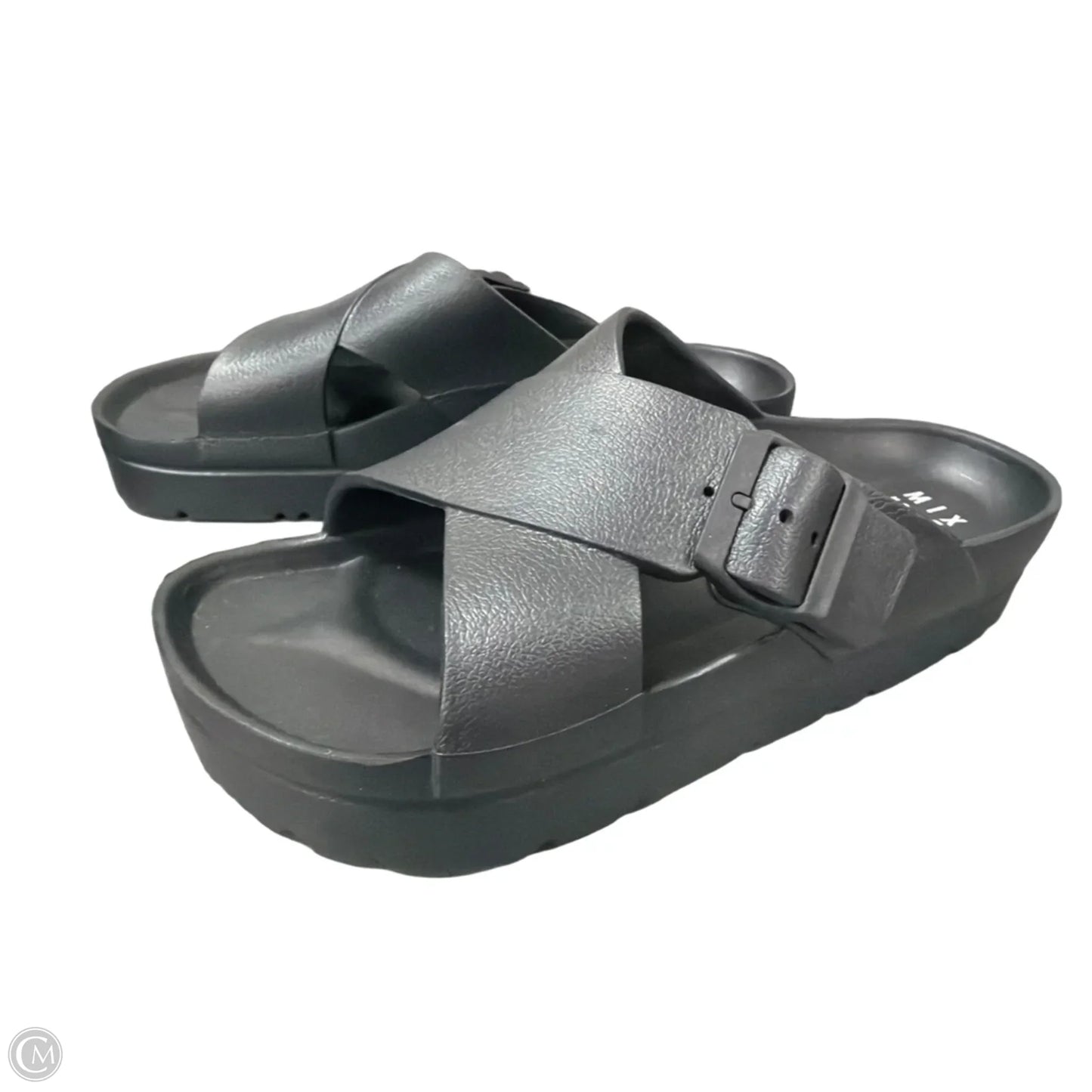 Sandals Flats By Mix No 6 In Black, Size: 9
