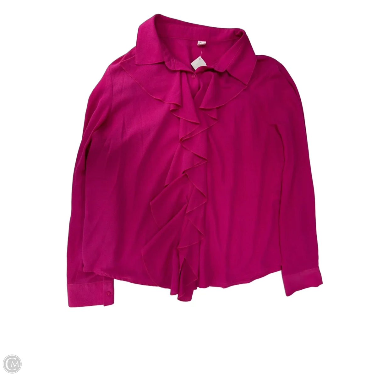 Top Long Sleeve By Clothes Mentor In Pink, Size: L
