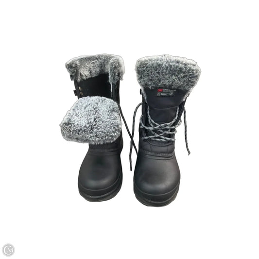 Boots Snow By Clothes Mentor In Black, Size: 7