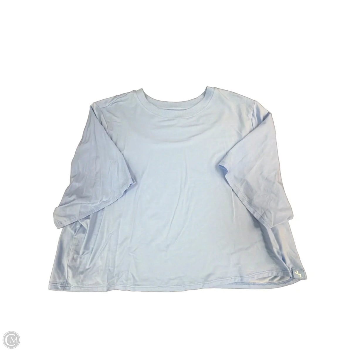 Athletic Top Short Sleeve By Joyspun In Blue, Size: Xl