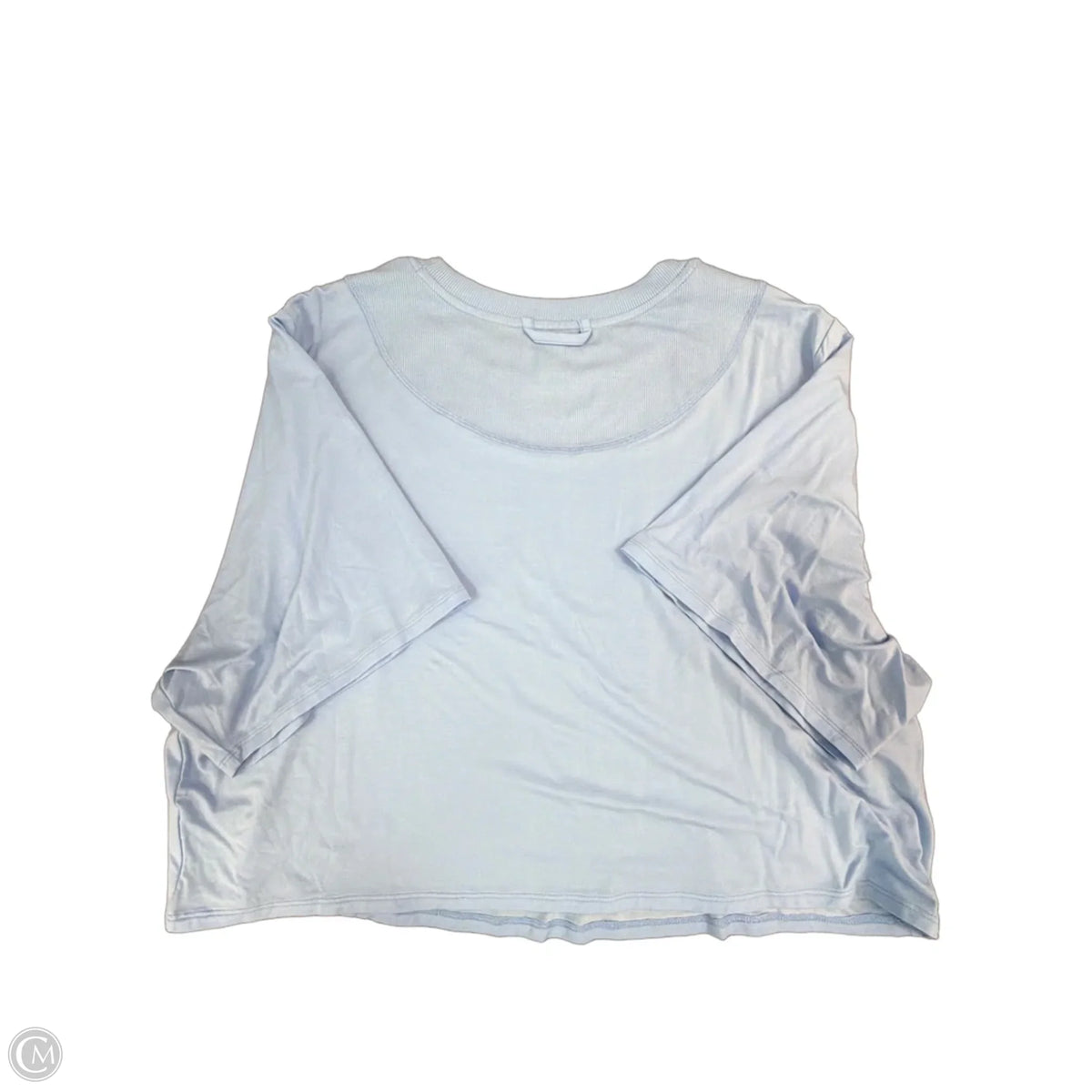 Athletic Top Short Sleeve By Joyspun In Blue, Size: Xl