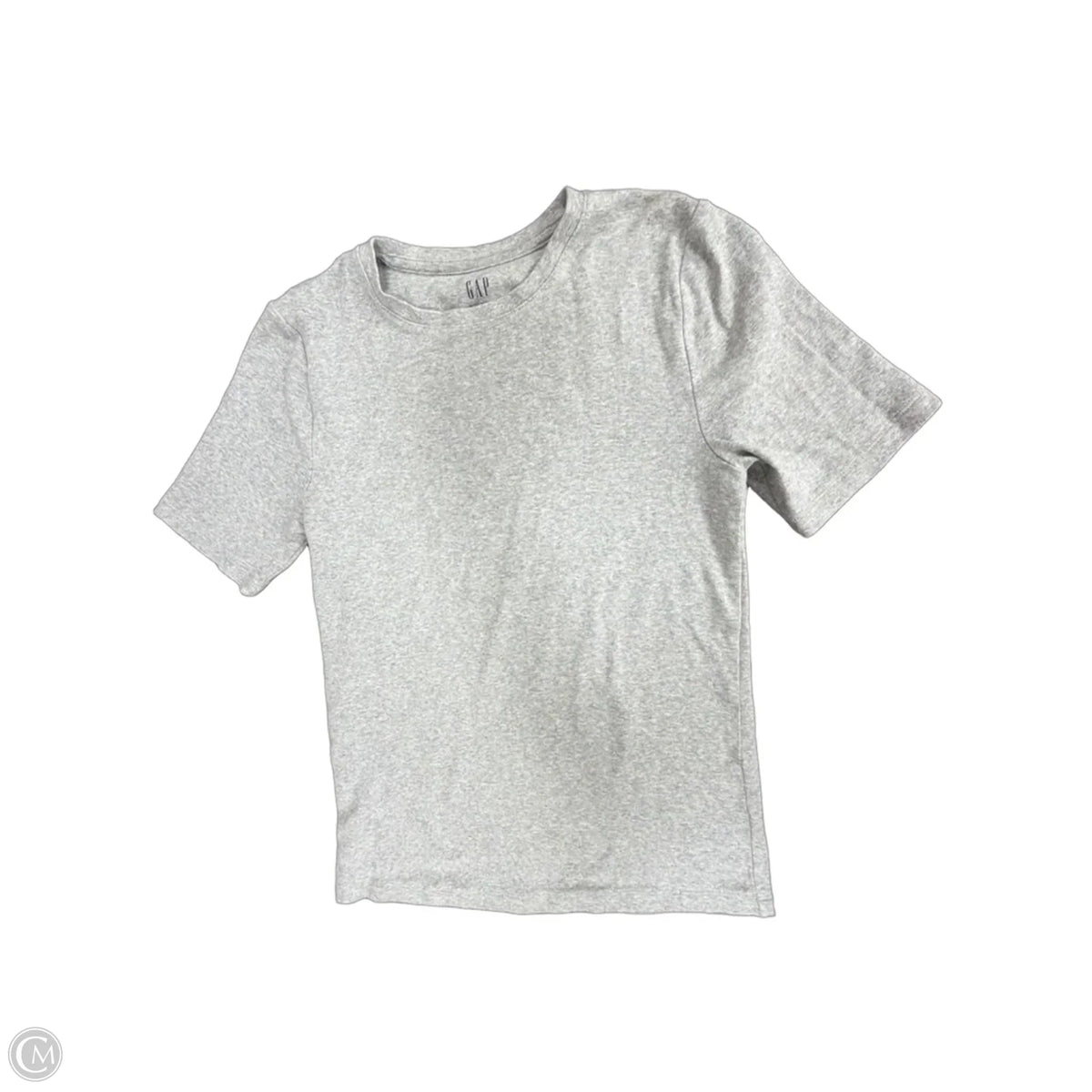 Top Short Sleeve Basic By Gap In Grey, Size: M