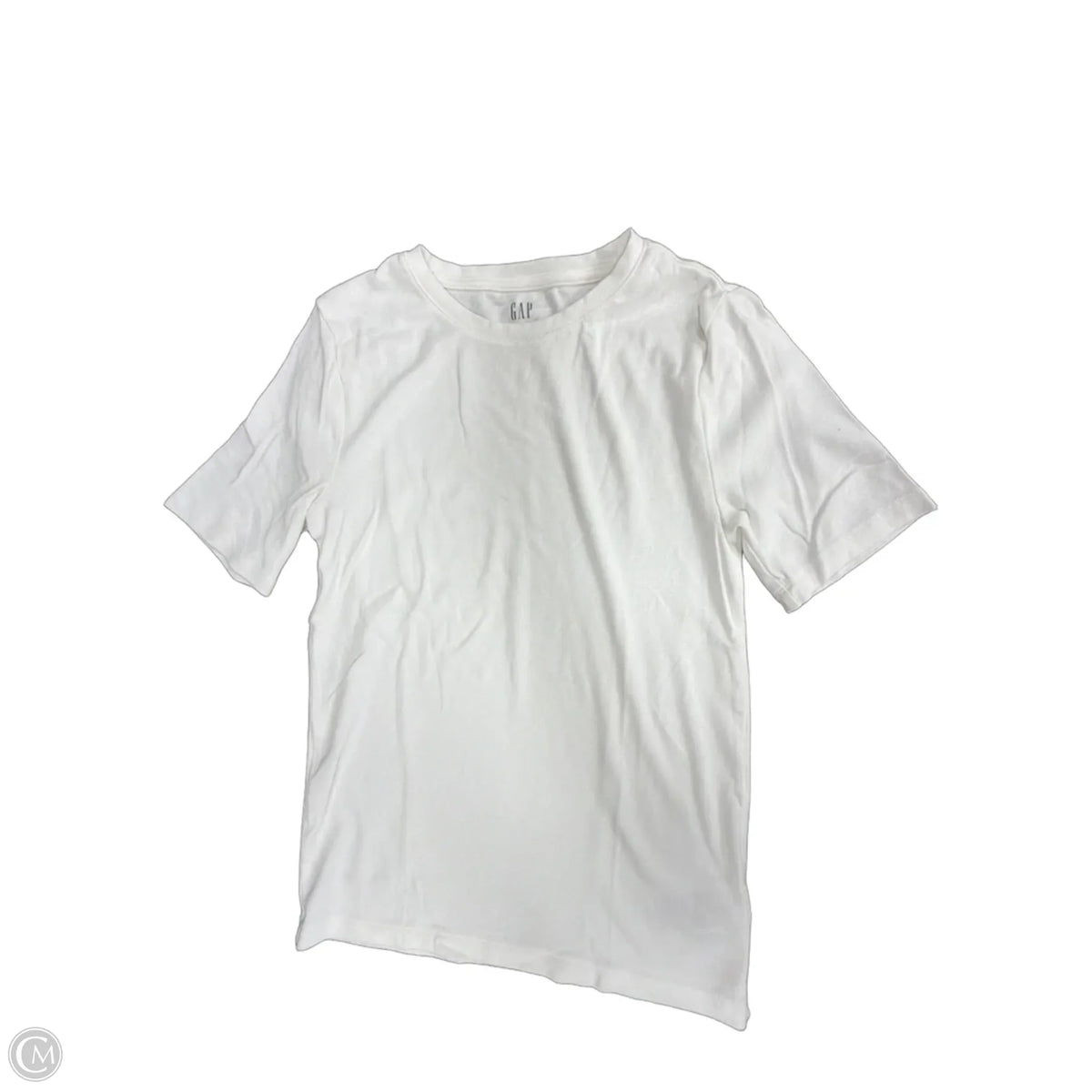 Top Short Sleeve Basic By Gap In White, Size: M