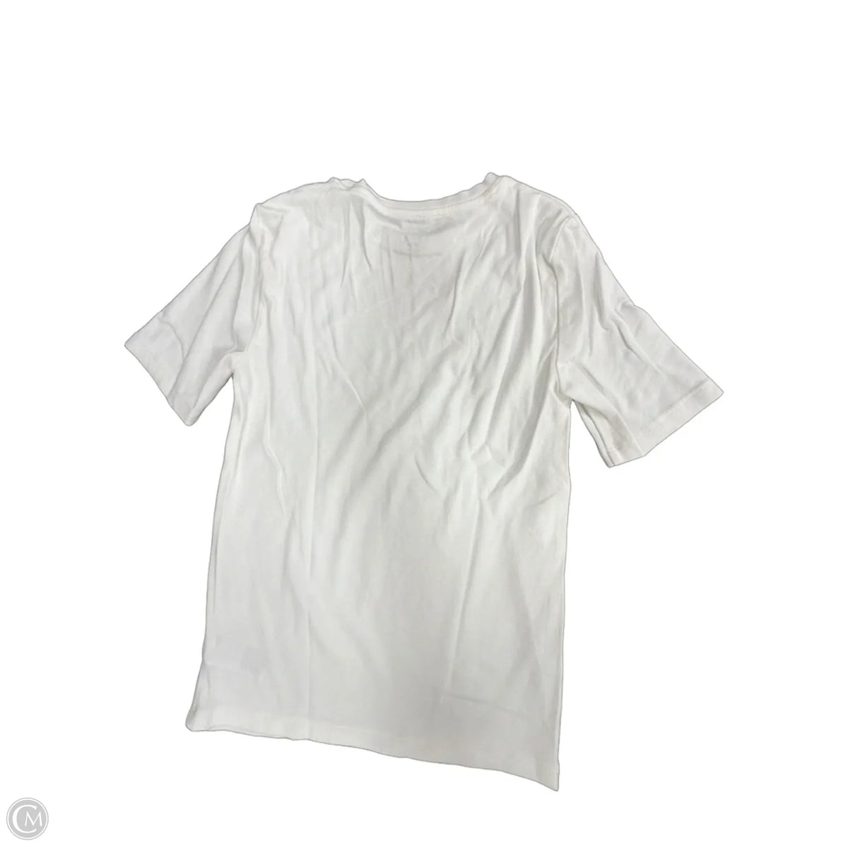Top Short Sleeve Basic By Gap In White, Size: M