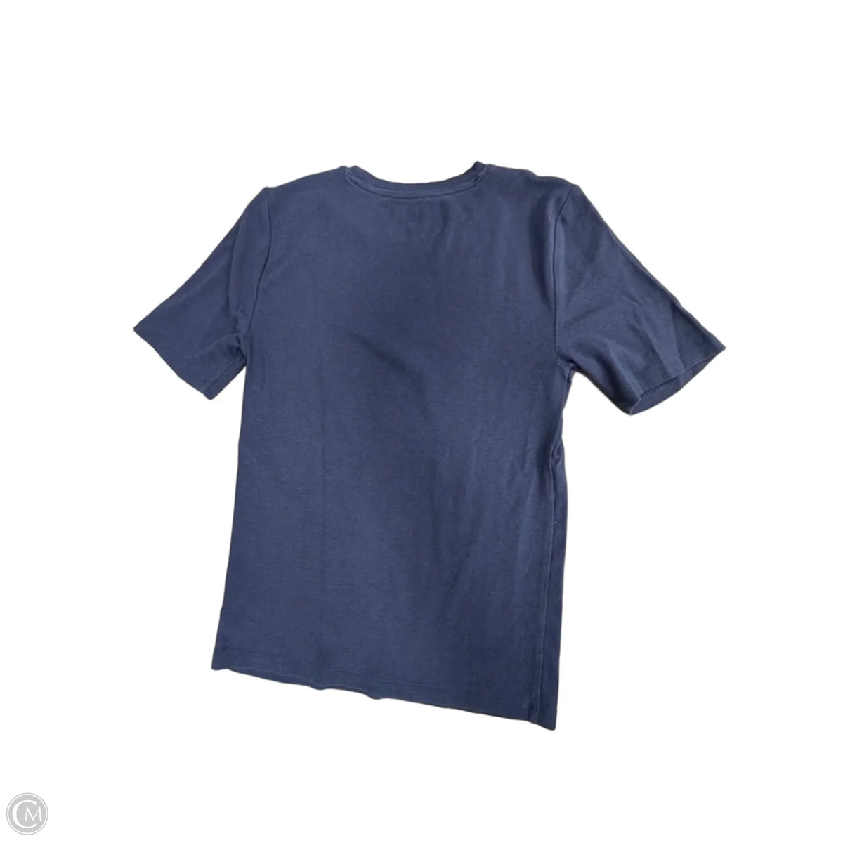 Top Short Sleeve Basic By Gap In Navy, Size: M