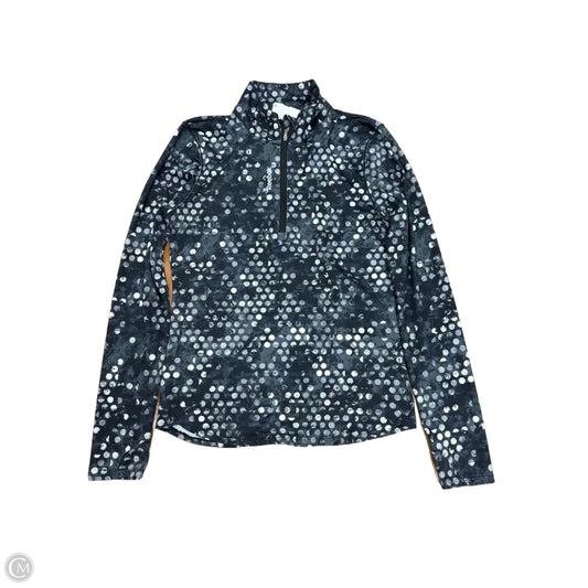 Athletic Sweatshirt Collar By Reebok In Grey, Size: M