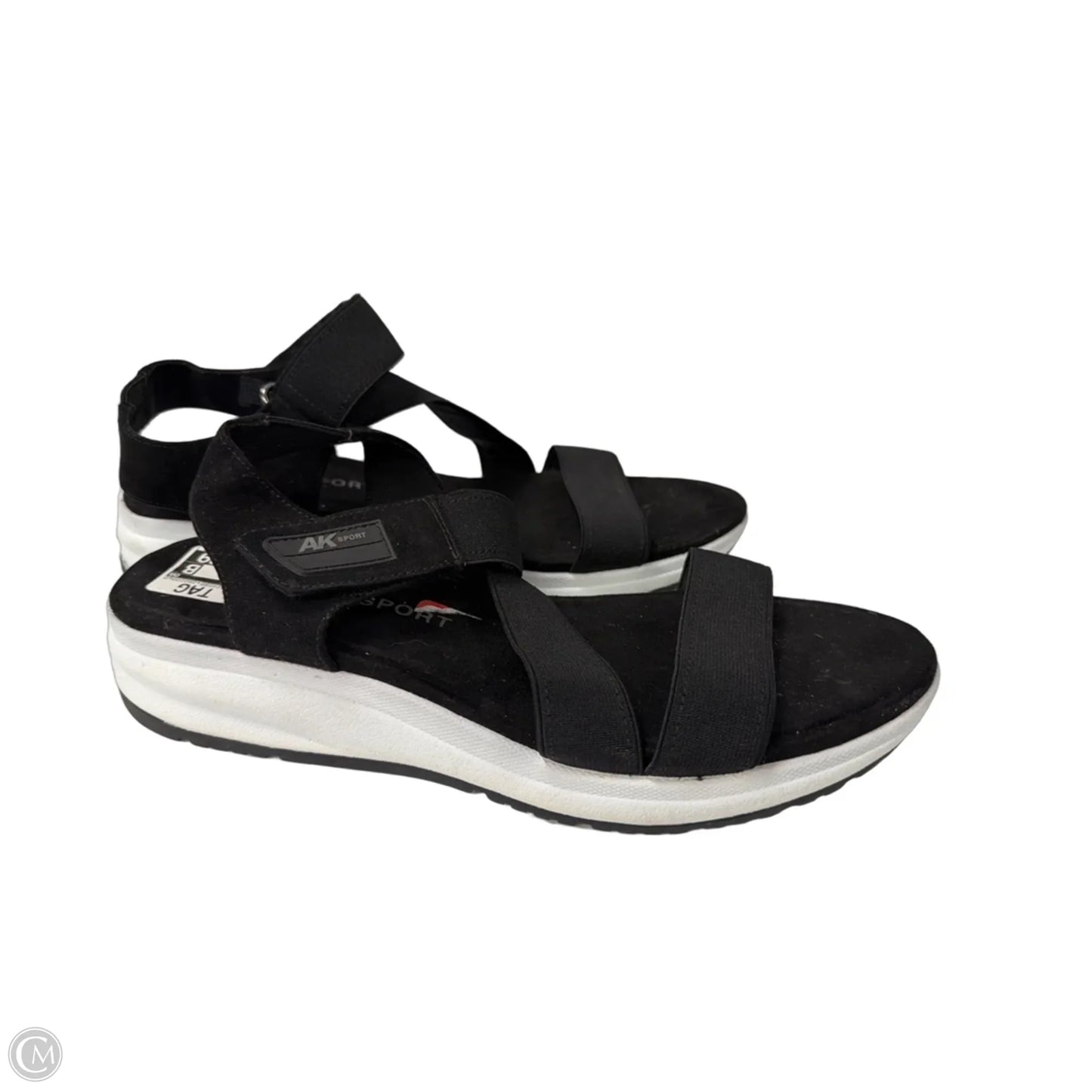 Sandals Flats By Anne Klein In Black, Size: 10