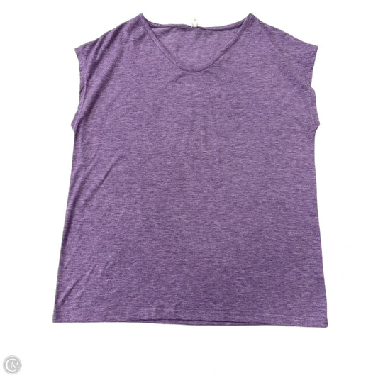 Top Sleeveless By Clothes Mentor In Purple, Size: L