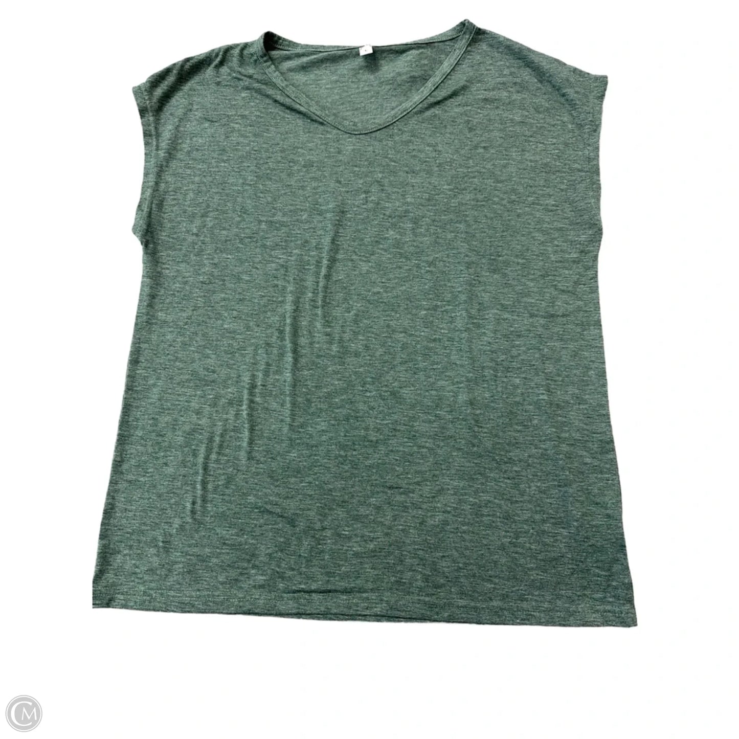 Top Sleeveless By Clothes Mentor In Green, Size: L
