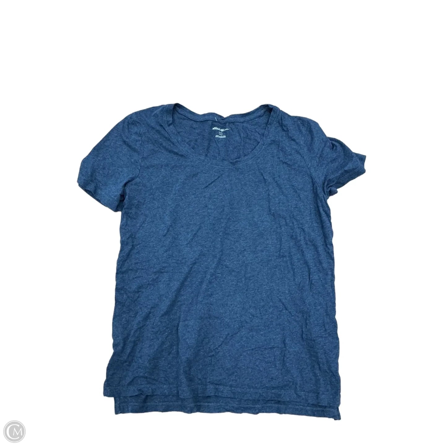 Top Short Sleeve Basic By Eddie Bauer In Blue, Size: L