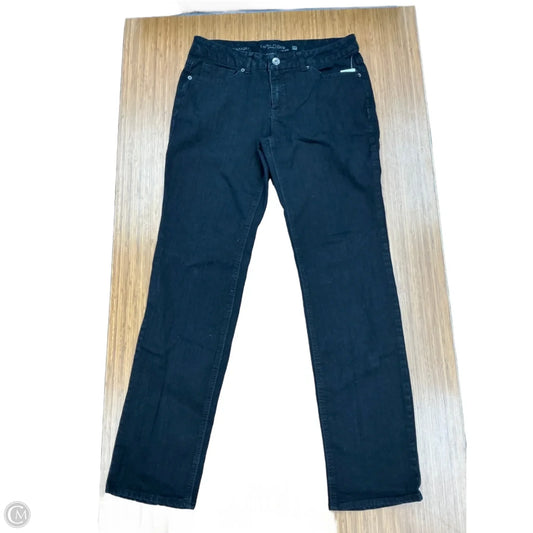 Jeans Straight By Faded Glory In Black, Size: 12L