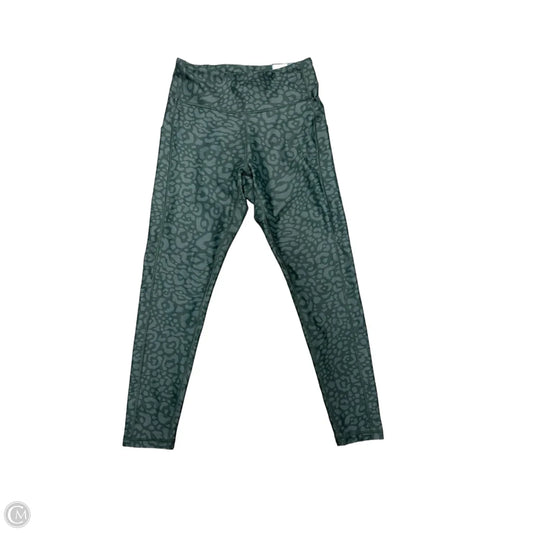 Athletic Leggings By Tek Gear In Green, Size: M