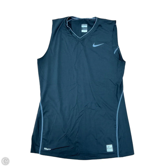 Athletic Tank Top By Nike Apparel In Black, Size: M