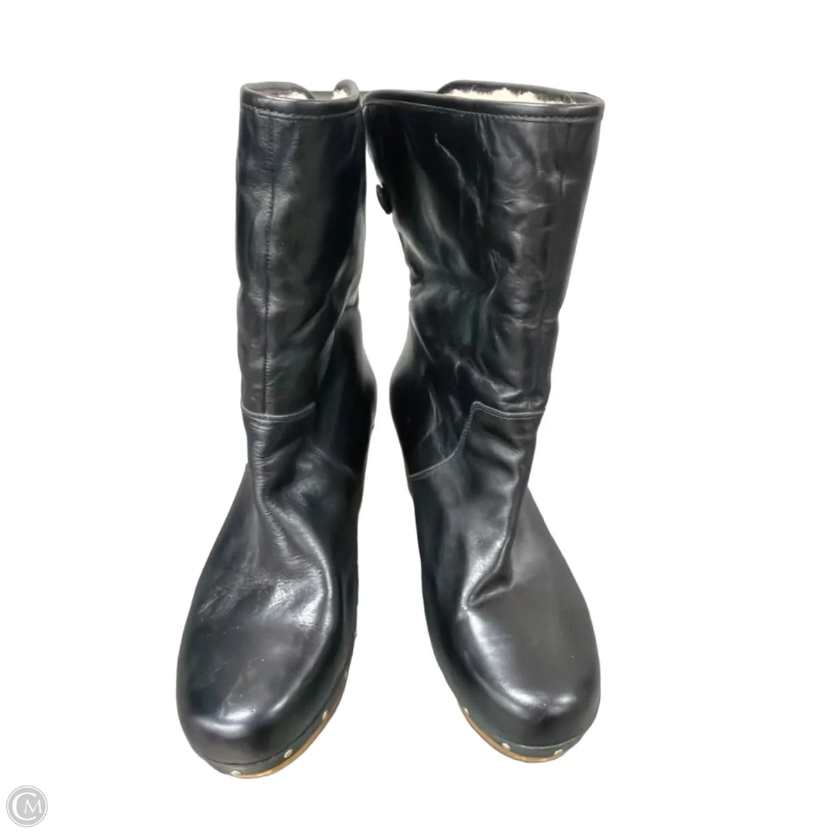 Boots Designer By Ugg In Black, Size: 9