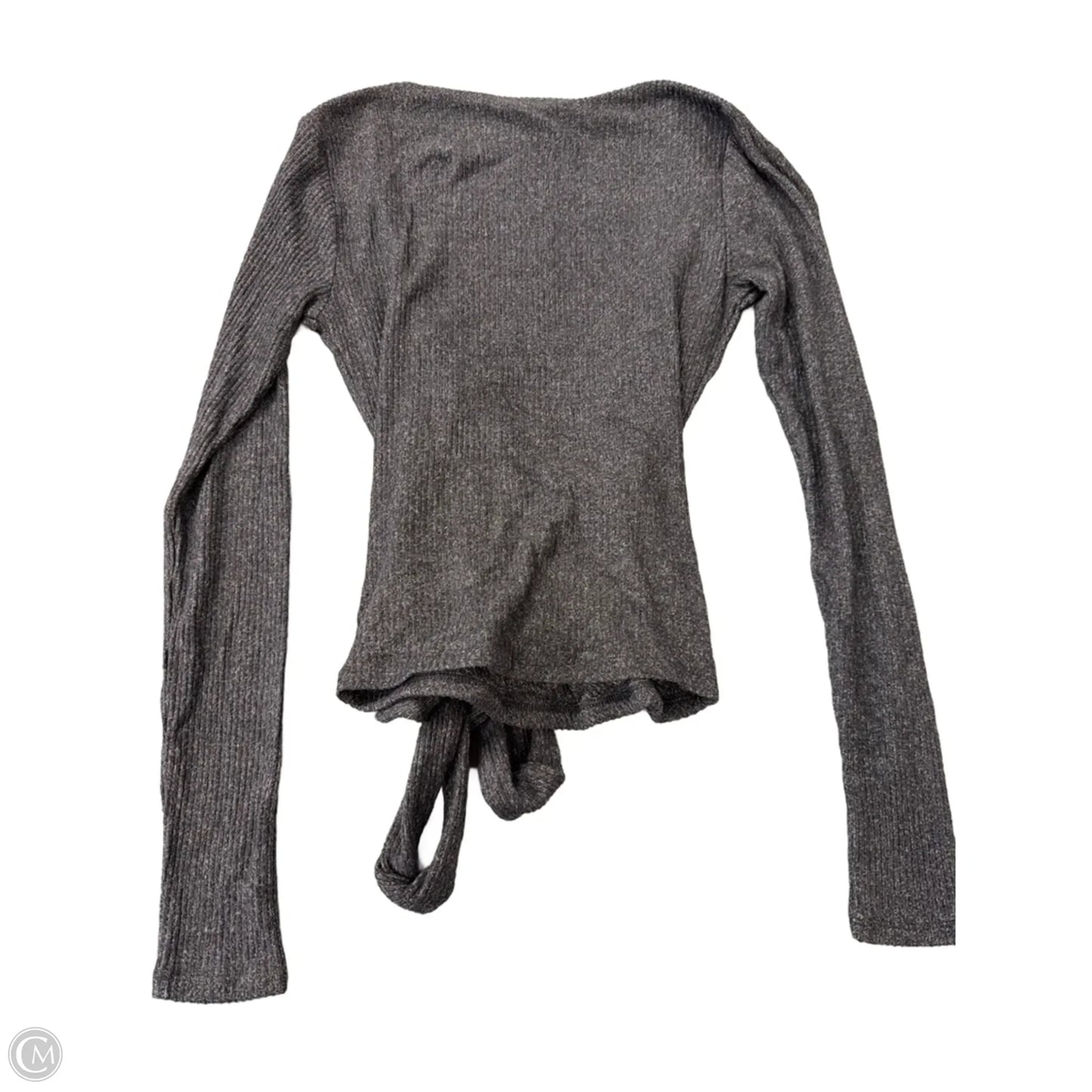 Top Long Sleeve By Express In Grey, Size: S