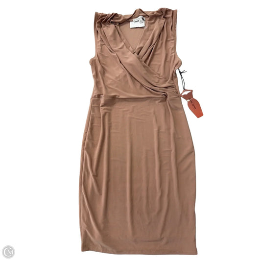 Dress Casual Short By Haute Monde In Tan, Size: S
