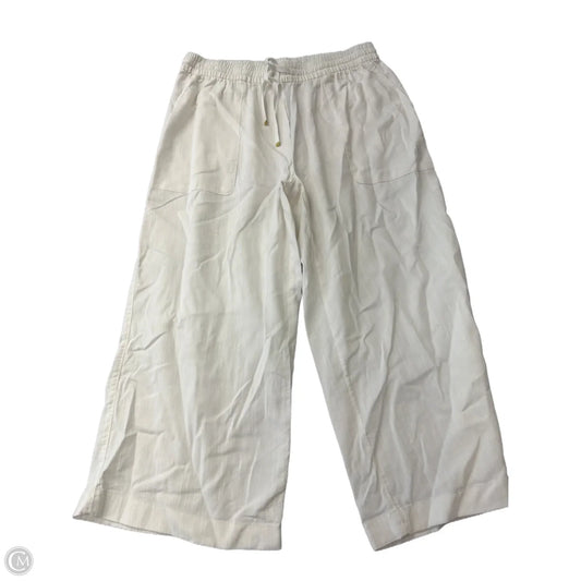 Pants Linen By Tommy Hilfiger In White, Size: M