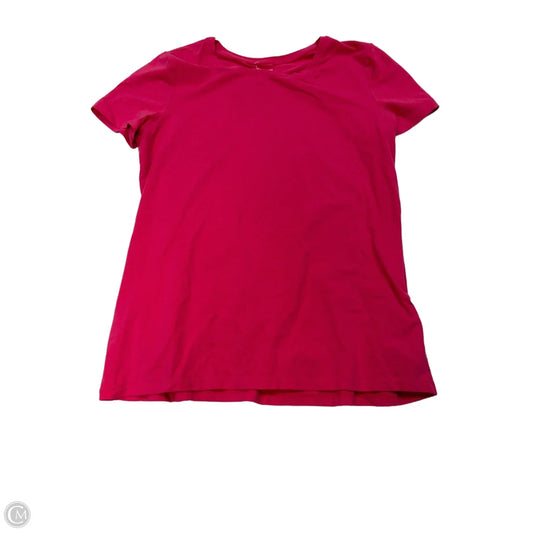 Top Short Sleeve Basic By Amazon Essentials In Pink, Size: L