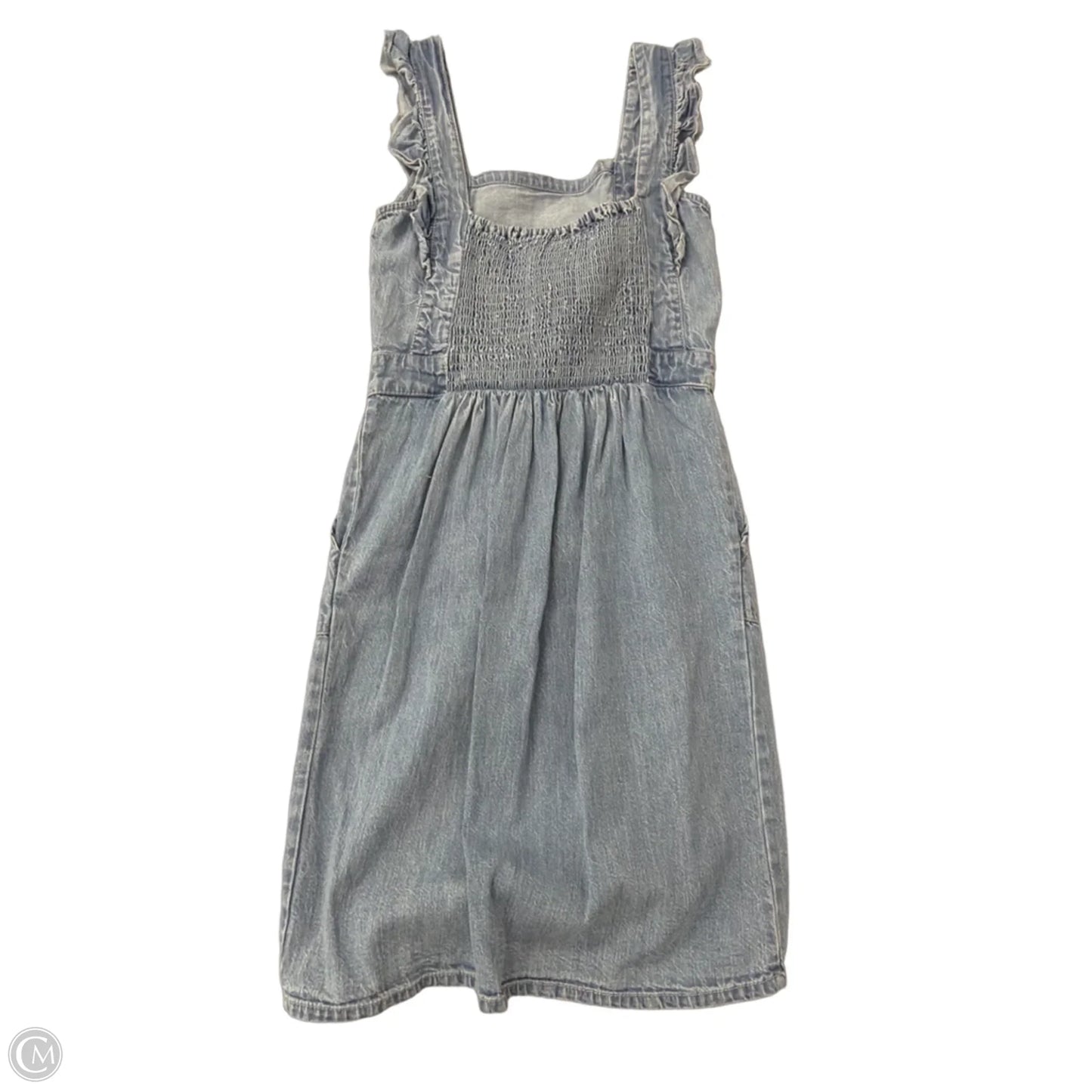 Dress Casual Short By Japna In Blue Denim, Size: Xs
