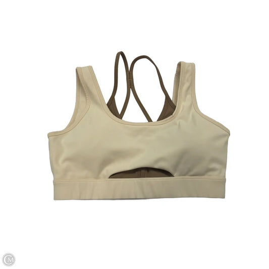 Athletic Bra By Zyia In Cream, Size: Xl