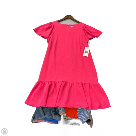 Dress Casual Midi By Clothes Mentor In Pink, Size: L