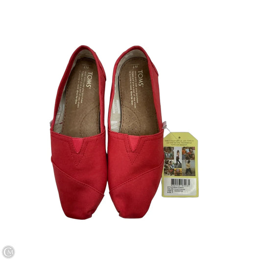 Shoes Flats By Toms In Coral, Size: 7