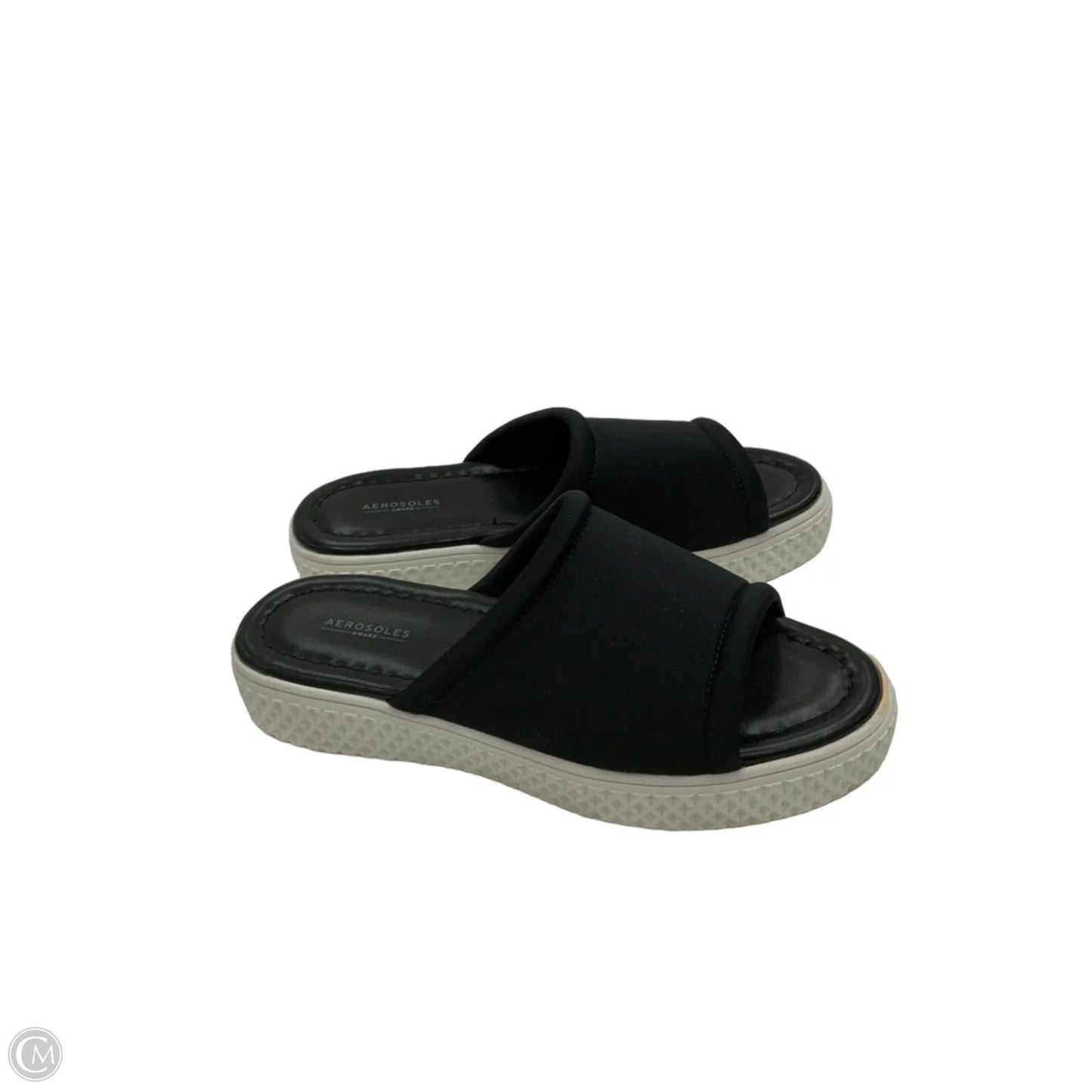 Sandals Flats By Aerosoles In Black, Size: 6.5