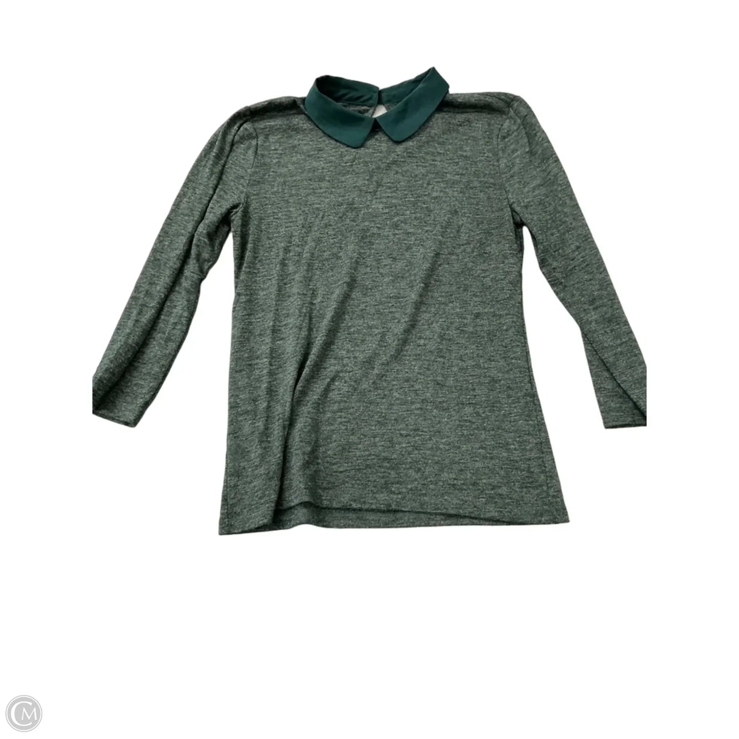 Top Long Sleeve By Ann Taylor In Green, Size: S