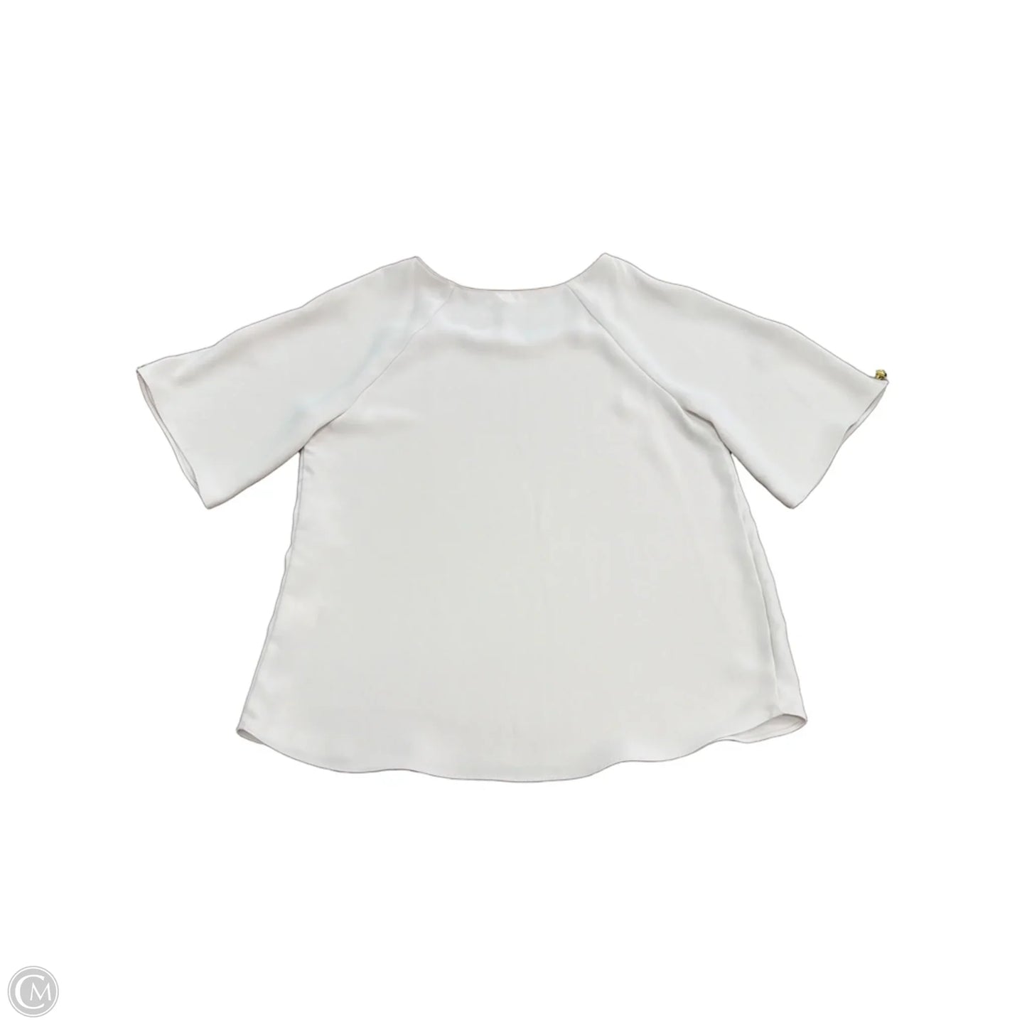 Top Short Sleeve By Amanda Uprichard In Tan, Size: M