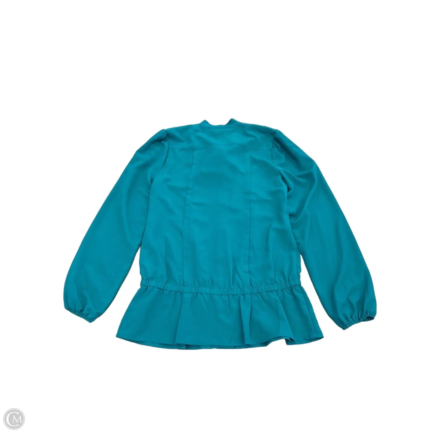 Top Long Sleeve By Bisou Bisou In Green, Size: S