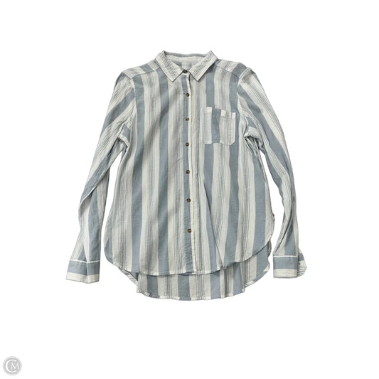 Top Short Sleeve By Universal Thread In Striped Pattern, Size: M