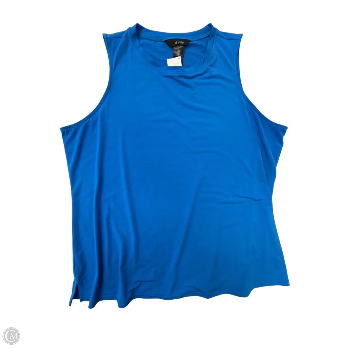 Top Sleeveless By Ali Miles In Blue, Size: 1x