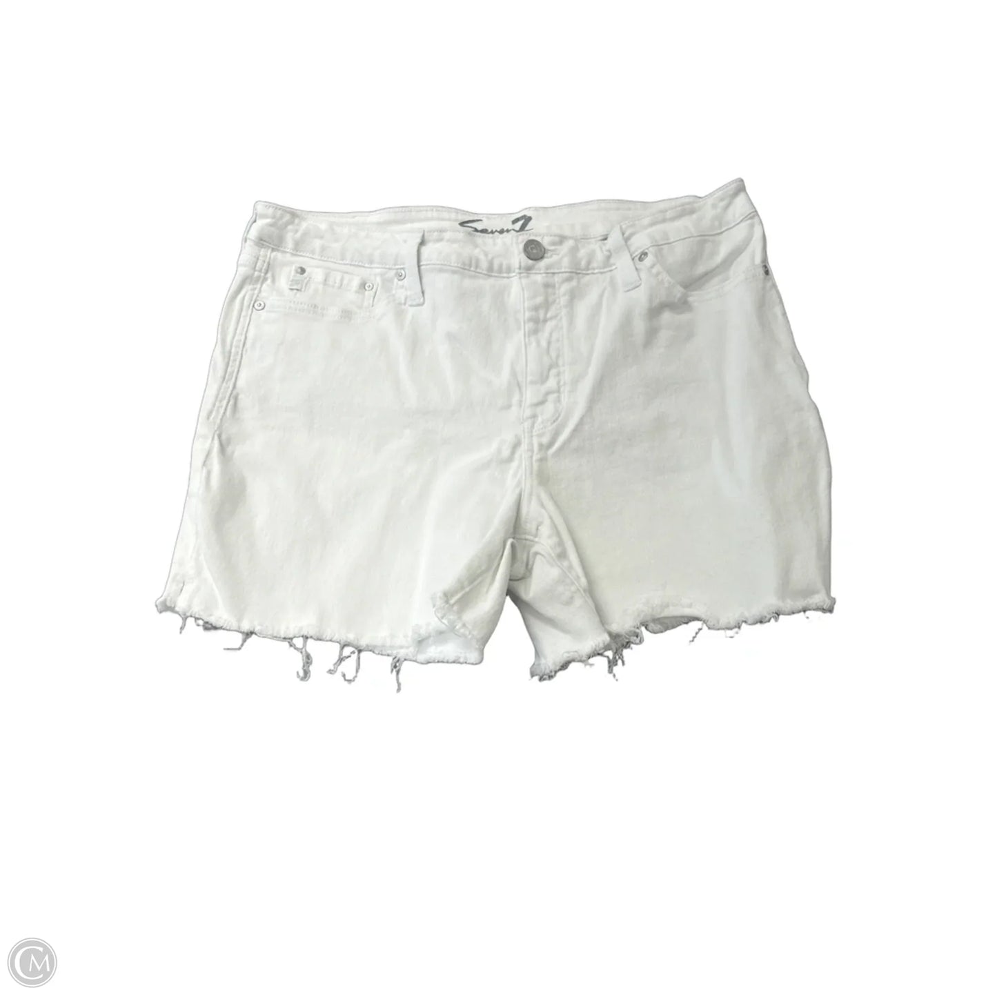 Shorts By Seven 7 In White, Size: 14
