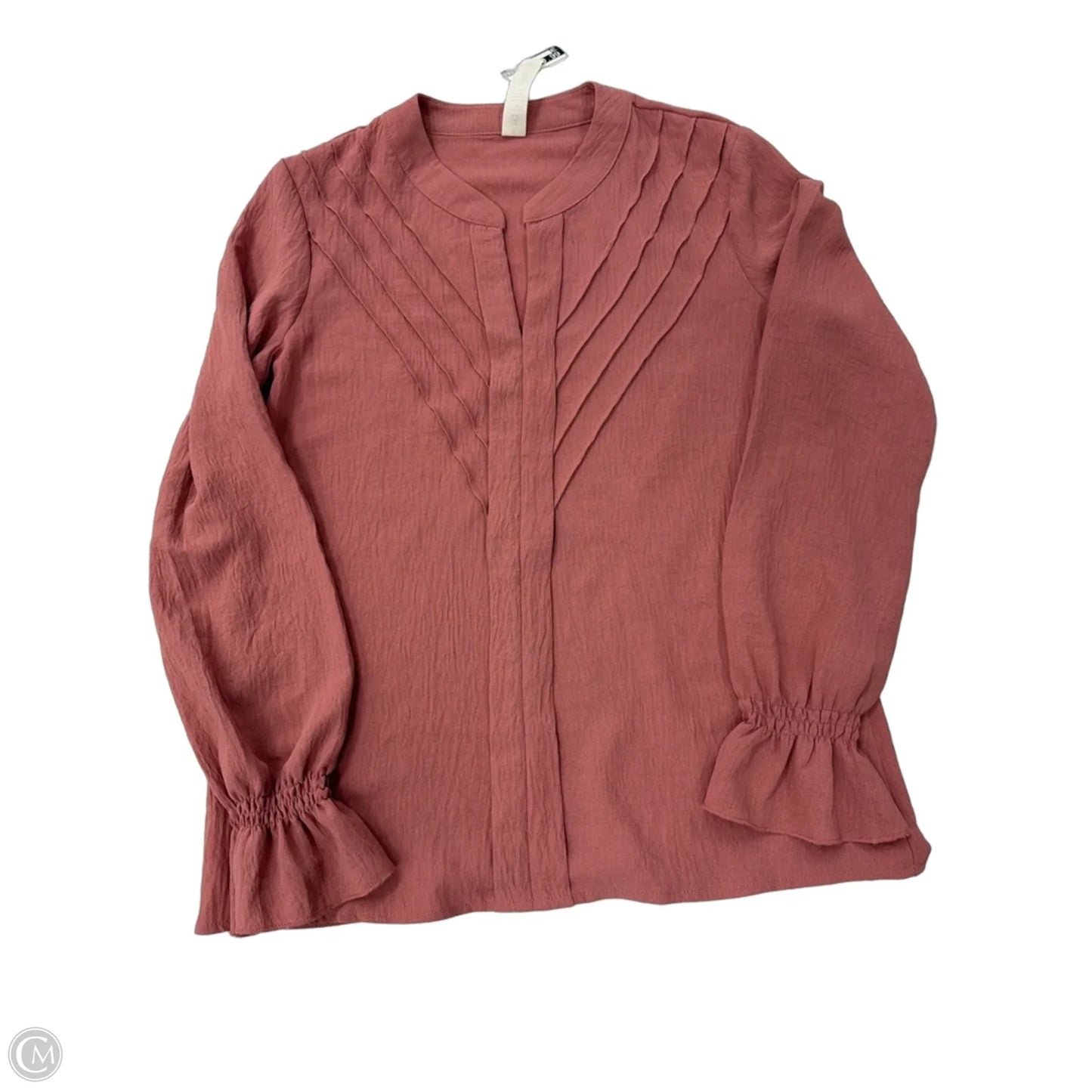Top Long Sleeve By Clothes Mentor In Pink, Size: S