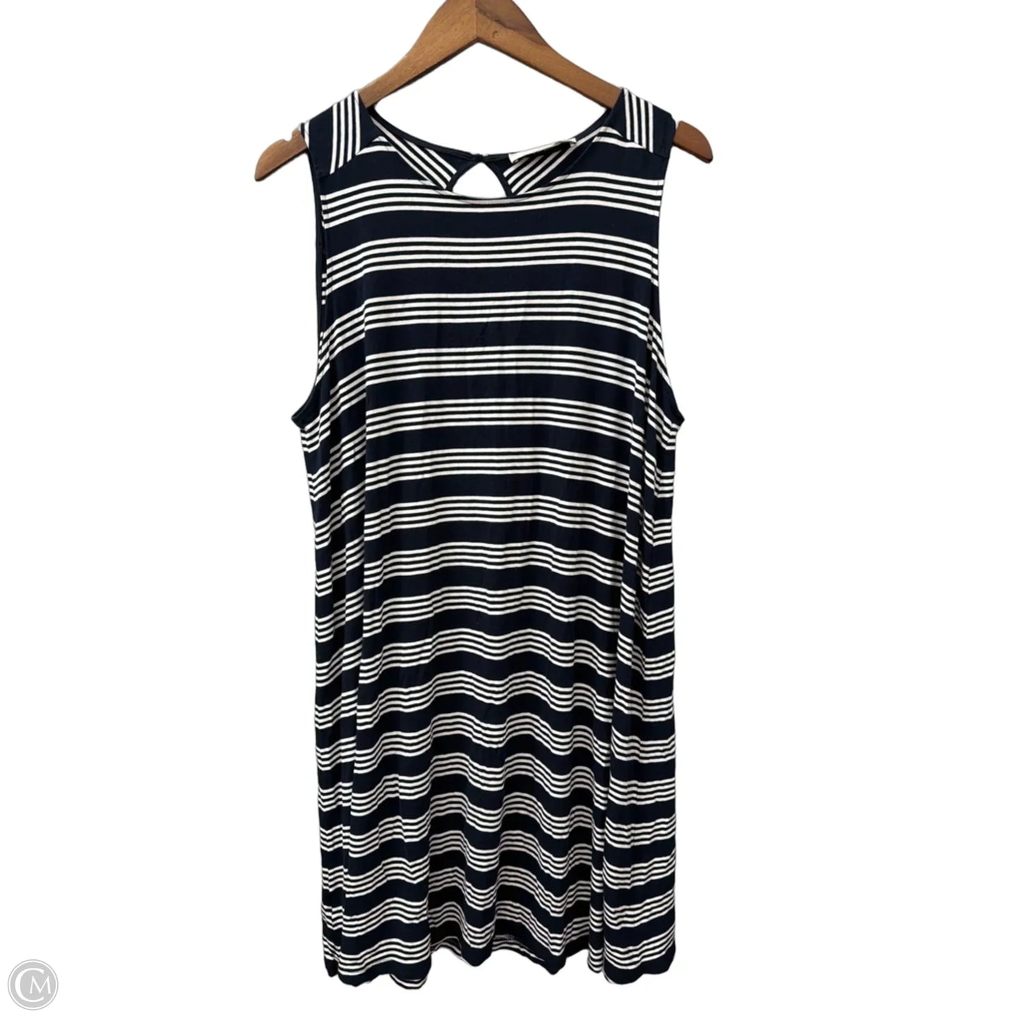 Dress Casual Short By Loft In Striped Pattern, Size: Xl