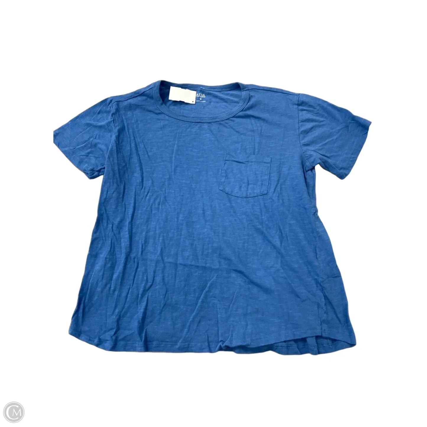 Top Short Sleeve Basic By Ana In Blue, Size: M