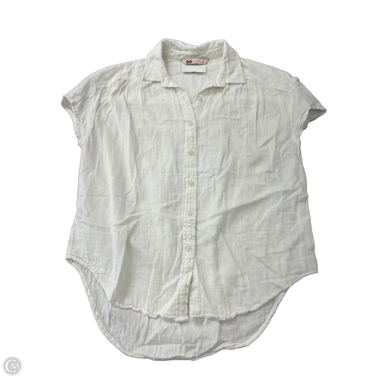 Top Sleeveless By So In White, Size: M
