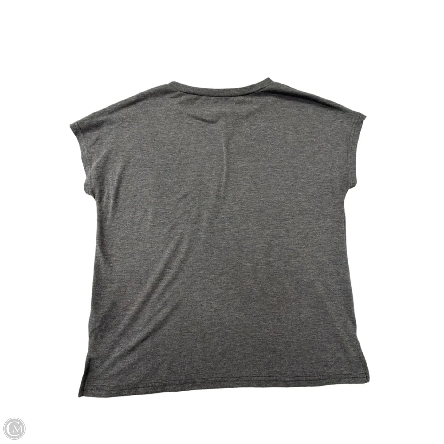 Top Short Sleeve Basic By Shein In Grey, Size: M