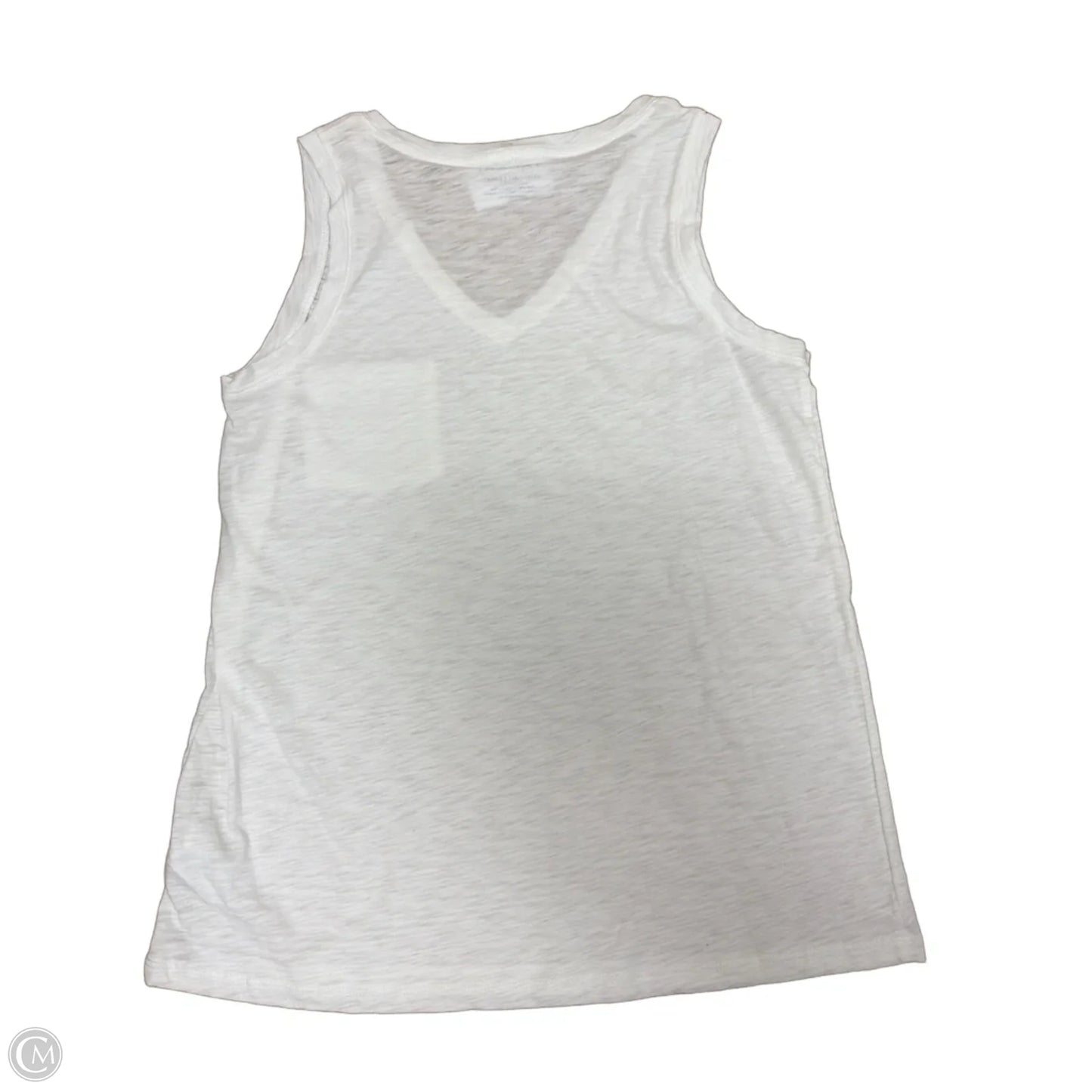 Top Sleeveless By Tahari In Cream, Size: S